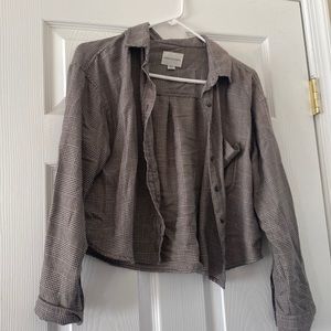 Super soft American Eagle cropped flannel